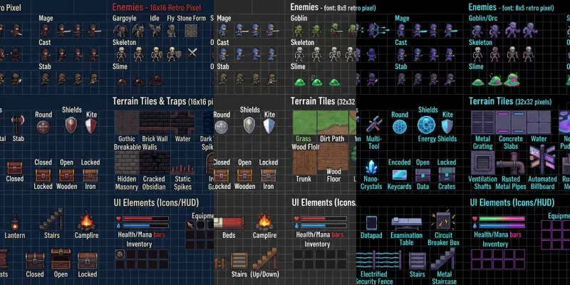 Professional 2D RPG Platformer Pixels