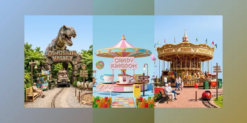 Vintage Theme Park Poster Makers generated by undefined