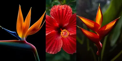 Tropical Flowers Photography generated by leonardo