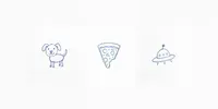 Minimalist Freehand Drawing Icons gemini-image prompt mini thumbnail