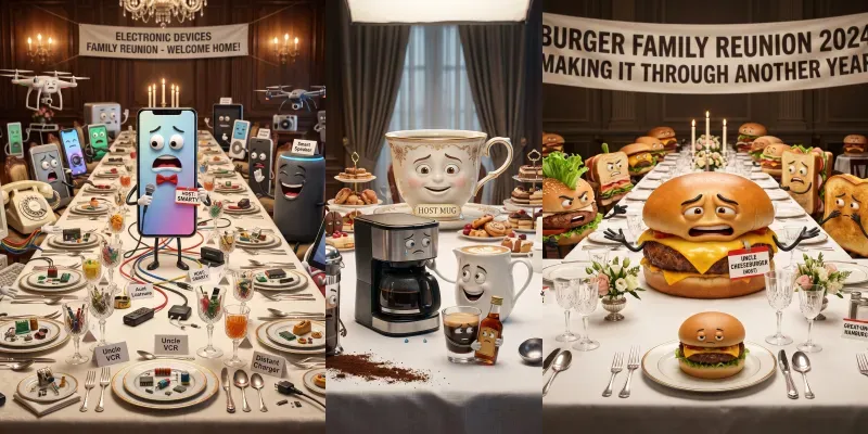 Funny Product Family Reunions generated by undefined