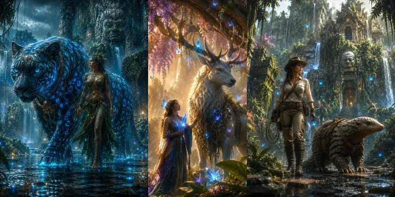 Ancient Forest Guardians generated by undefined