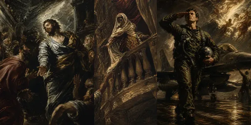 Tintoretto Style Renaissance Paintings generated by undefined