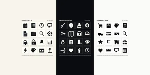 Monochrome Pixel App Icons generated by chatgpt-image