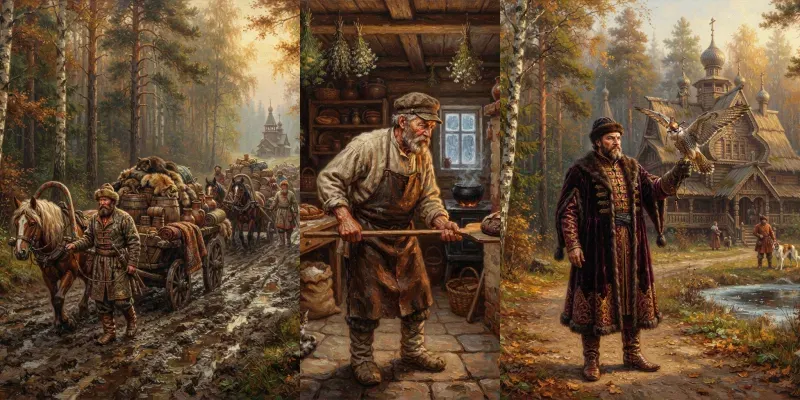 Historic Russia In Oil Paintings generated by undefined