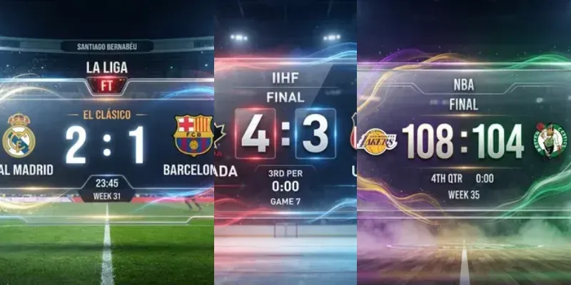 Futuristic Sports Scoreboards