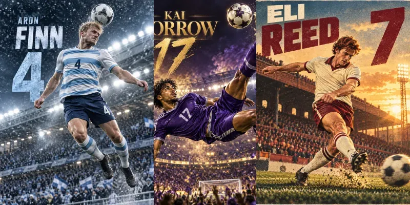 Personalized Football Matchday Posters