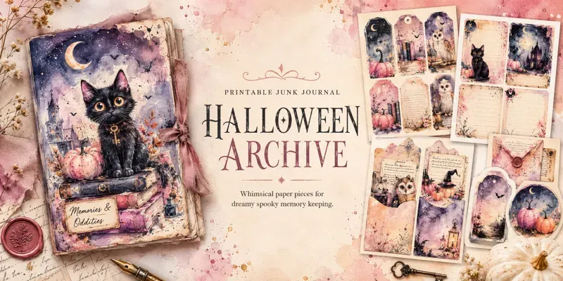 Halloween Archive Junk Journals generated by undefined