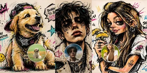 Hiphop Street Art Portrait Generator generated by chatgpt-image