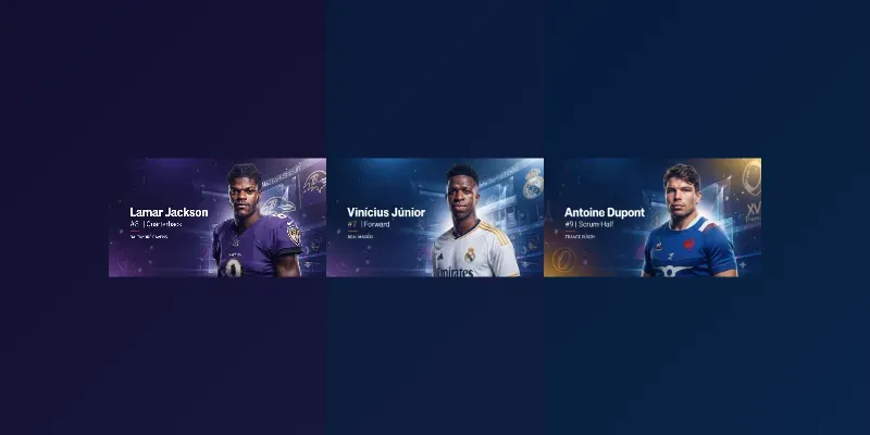 Futuristic Sports Star Portraits