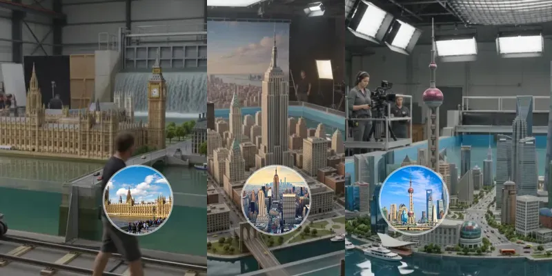 Miniature City Flood Videos generated by undefined