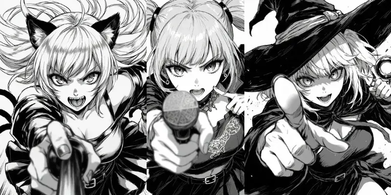 Thrust Perspective Manga Art generated by undefined