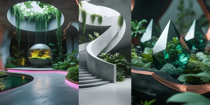 Ethereal Biotech Architectural Interiors generated by undefined