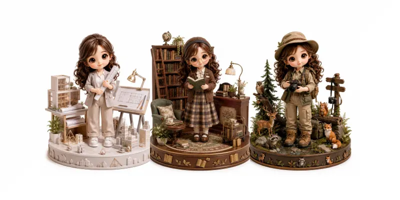 Miniature Profession Doll Makers generated by undefined