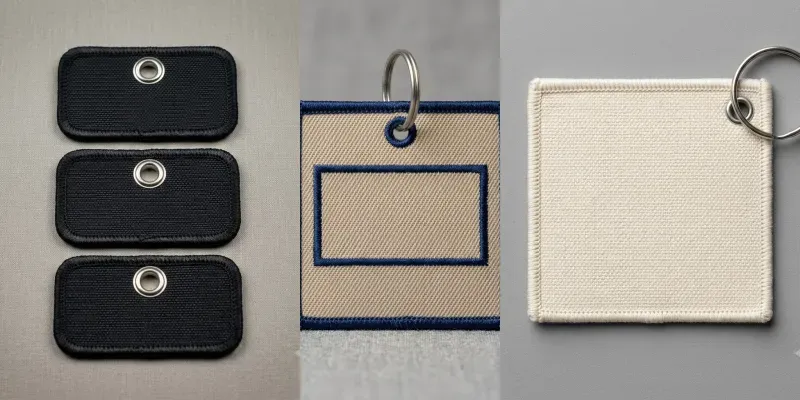 Embroidered Key Tag Patch Spec Photo Systems generated by undefined