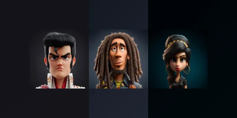 Famous People In 3D Cartoon Style generated by undefined
