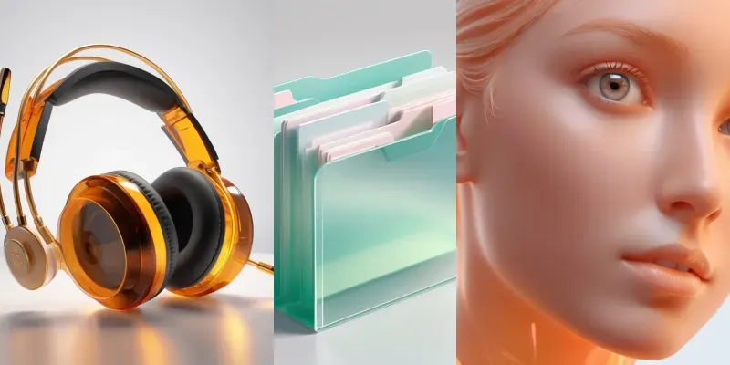 Highend Glassmorphism UI Asset Packs generated by undefined