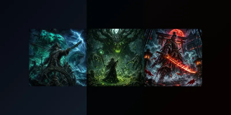Dark Horror Poster Bundles generated by undefined