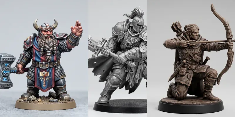 Heroic Tabletop Miniature Sculptors generated by undefined