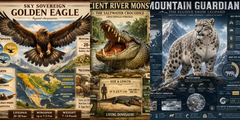 Wild Kingdom Infographics Generator generated by undefined