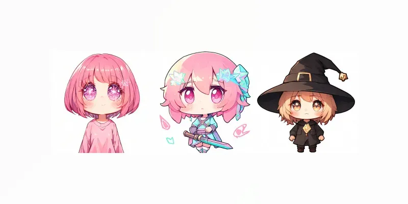 Chibi Character Illustrations