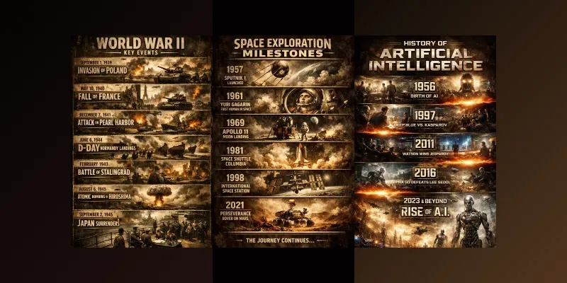 Cinematic Timeline Poster Generator generated by undefined