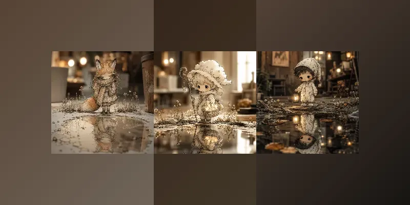 Reflective Storybook Characters generated by undefined