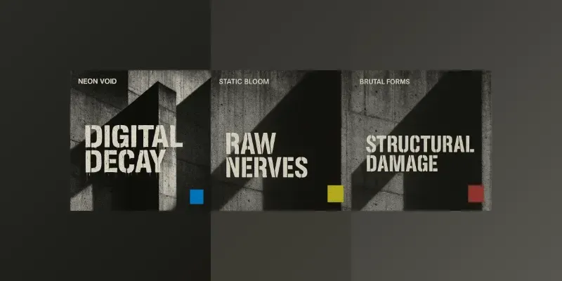 Brutalist Album Covers generated by undefined