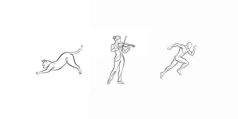 Minimalist Line Art generated by undefined