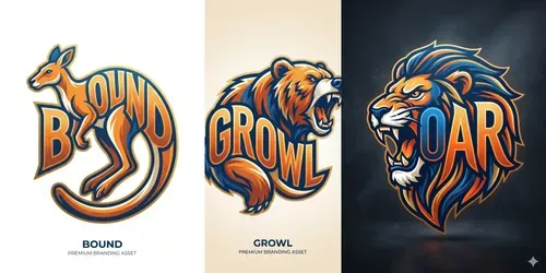 Animal Typography Fusions generated by gemini-image