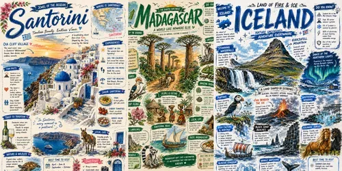 Bold Handdrawn Island Infographics generated by chatgpt-image