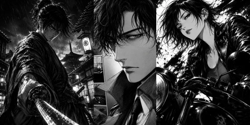 Japanese Manga Style Character Generator generated by undefined