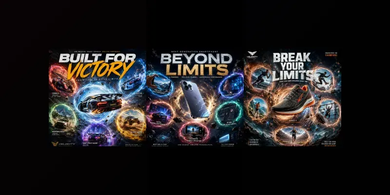 Extreme Energy Action Posters generated by undefined