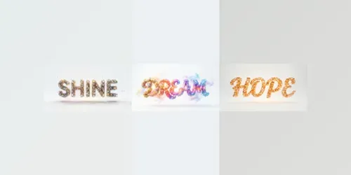 Inspirational Typography Art generated by gemini-image