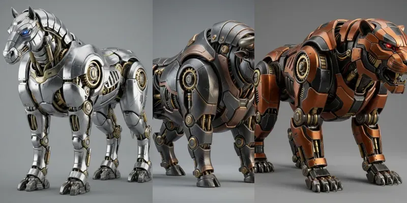 Scifi Mechanical Animals generated by undefined