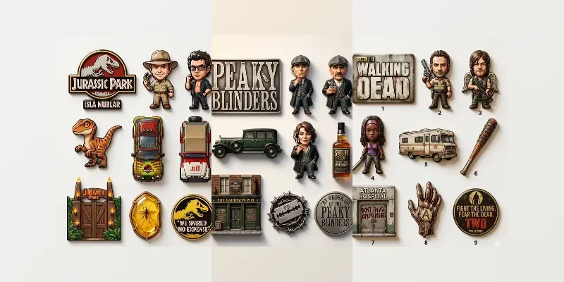 3D Pop Culture Fridge Magnet Sets generated by undefined