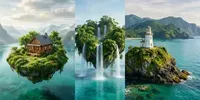 Wallpaper Tv Dreamscape Horizons gemini-image prompt mini thumbnail