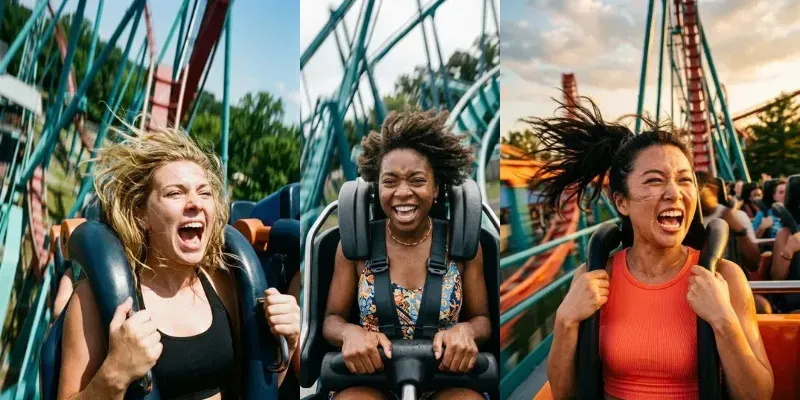 Adrenaline Rush Roller Coaster Photos