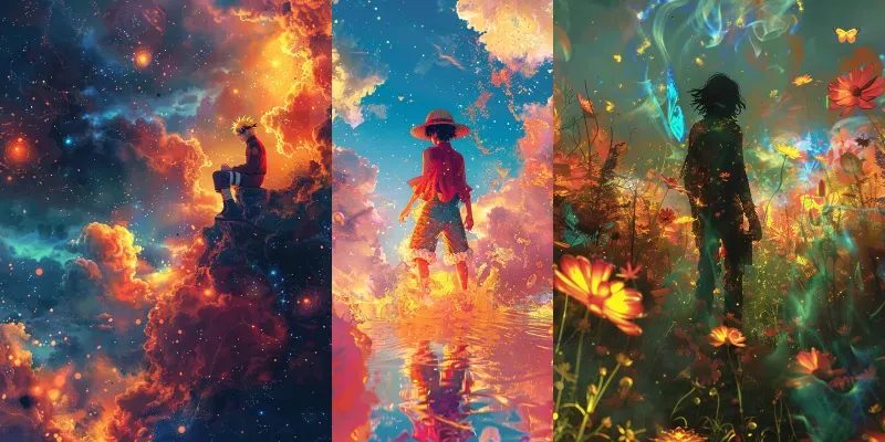 Psychedelic Surreal Anime Universe Ults generated by undefined
