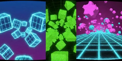 90s Arcade Screens Generator generated by veo