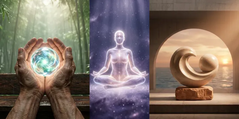 Silences Of The Soul Zen Meditation Art generated by undefined