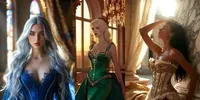Cinematic Luxury Glamour Portraits grok-image prompt mini thumbnail