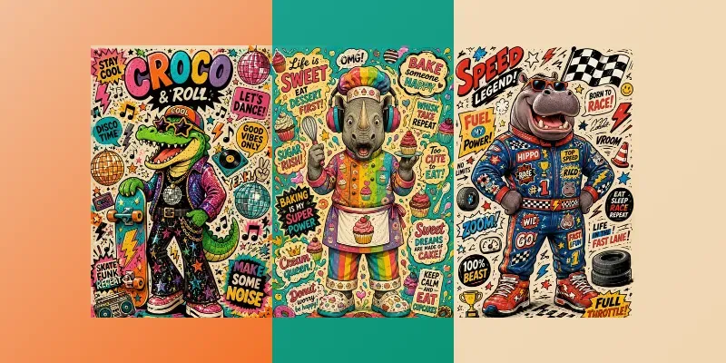 Pop Culture Mashup Posters generated by undefined