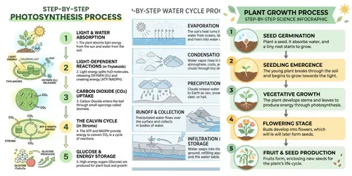 Stepbystep Science Process Infographics generated by gemini-image