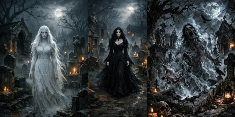 Gothic Graveyard Generator generated by undefined