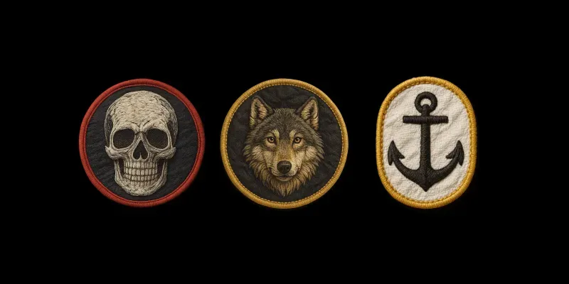 Realistic Embroidered Patch Generators generated by undefined