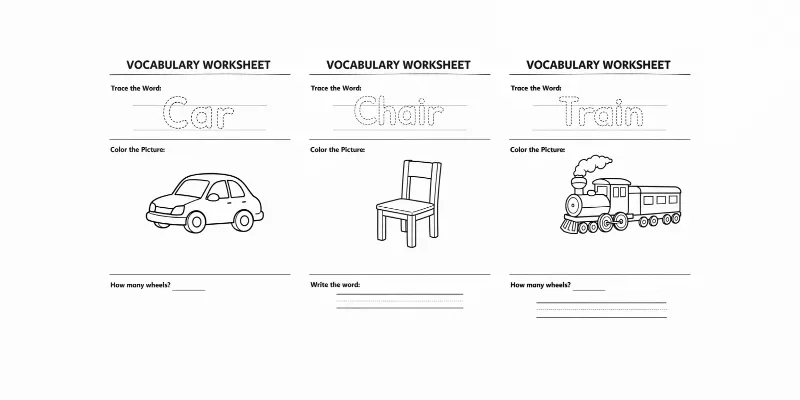 Word Tracing Worksheet Generator generated by undefined