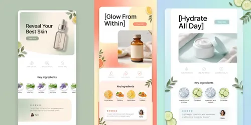 Beauty Ad Banner Generator generated by gemini-image