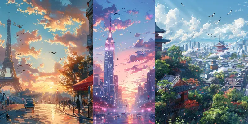 Premium City And Landscape Wall Art