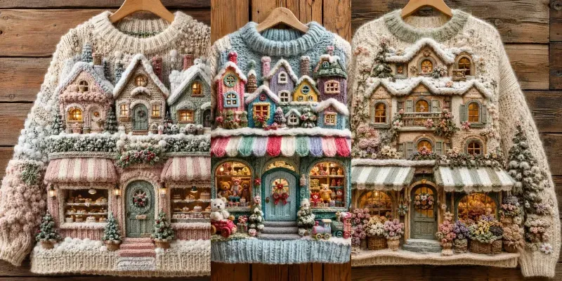 Cozy Shop Village Sweaters generated by undefined